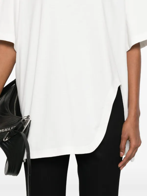 The Attico Cotton T-shirt | White | FARFETCH AZ