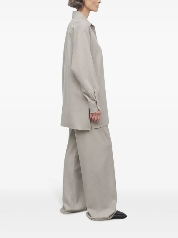 【The Row】Gala trousers The Row Gala Crepe Wide-Leg Pants | Saks Fifth Avenue