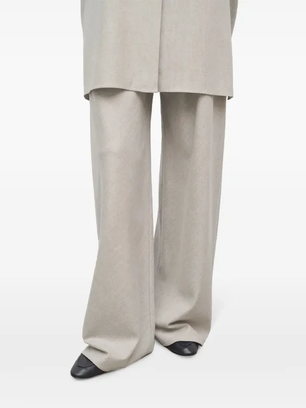 【The Row】Gala trousers The Row Gala Crepe Wide-Leg Pants | Saks Fifth Avenue