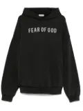 Fear Of God logo-print hoodie - Grey