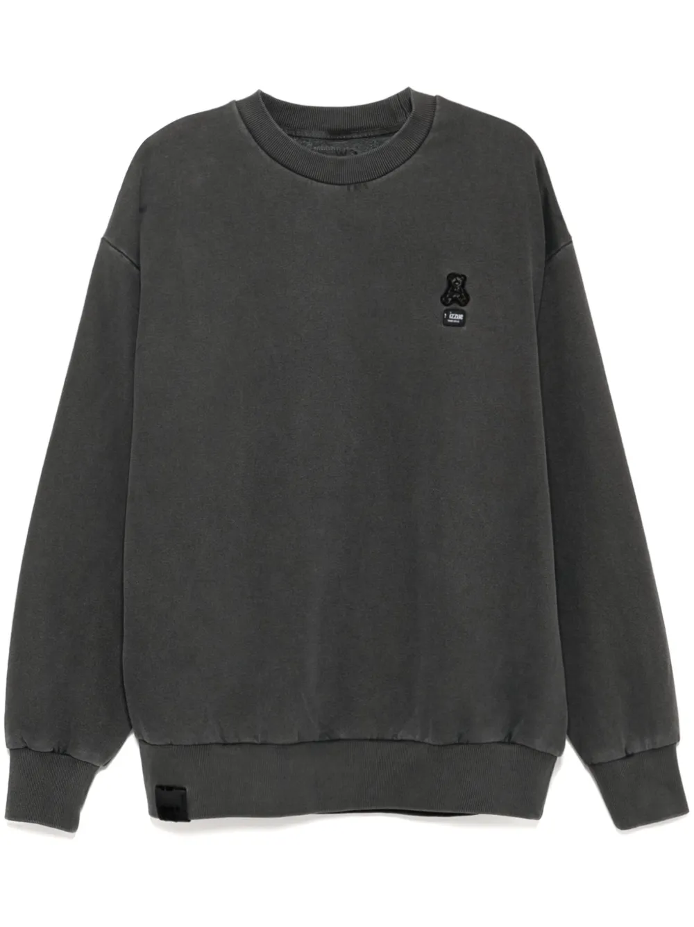 izzue logo-patch sweatshirt | Grey | Image 1