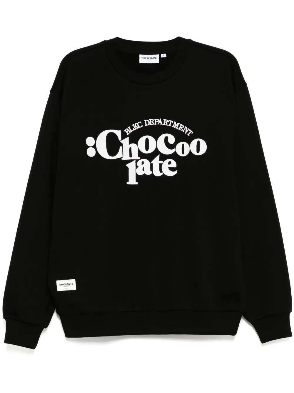 logo-embroidered sweatshirt