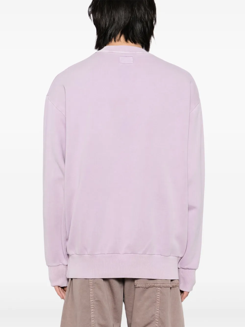izzue Sweater met logopatch Paars