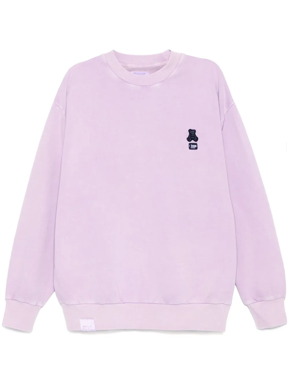 izzue logo-patch sweatshirt | Purple | Image 1