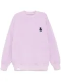 izzue logo-patch sweatshirt - Purple