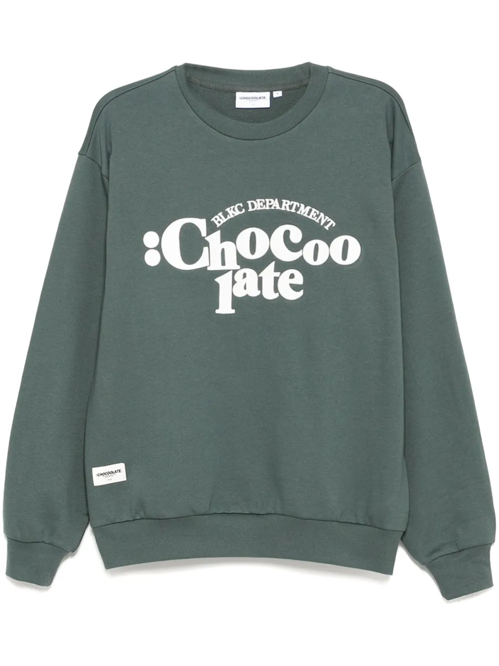 logo-embroidered sweatshirt