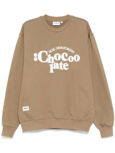 CHOCOOLATE sudadera con logo bordado