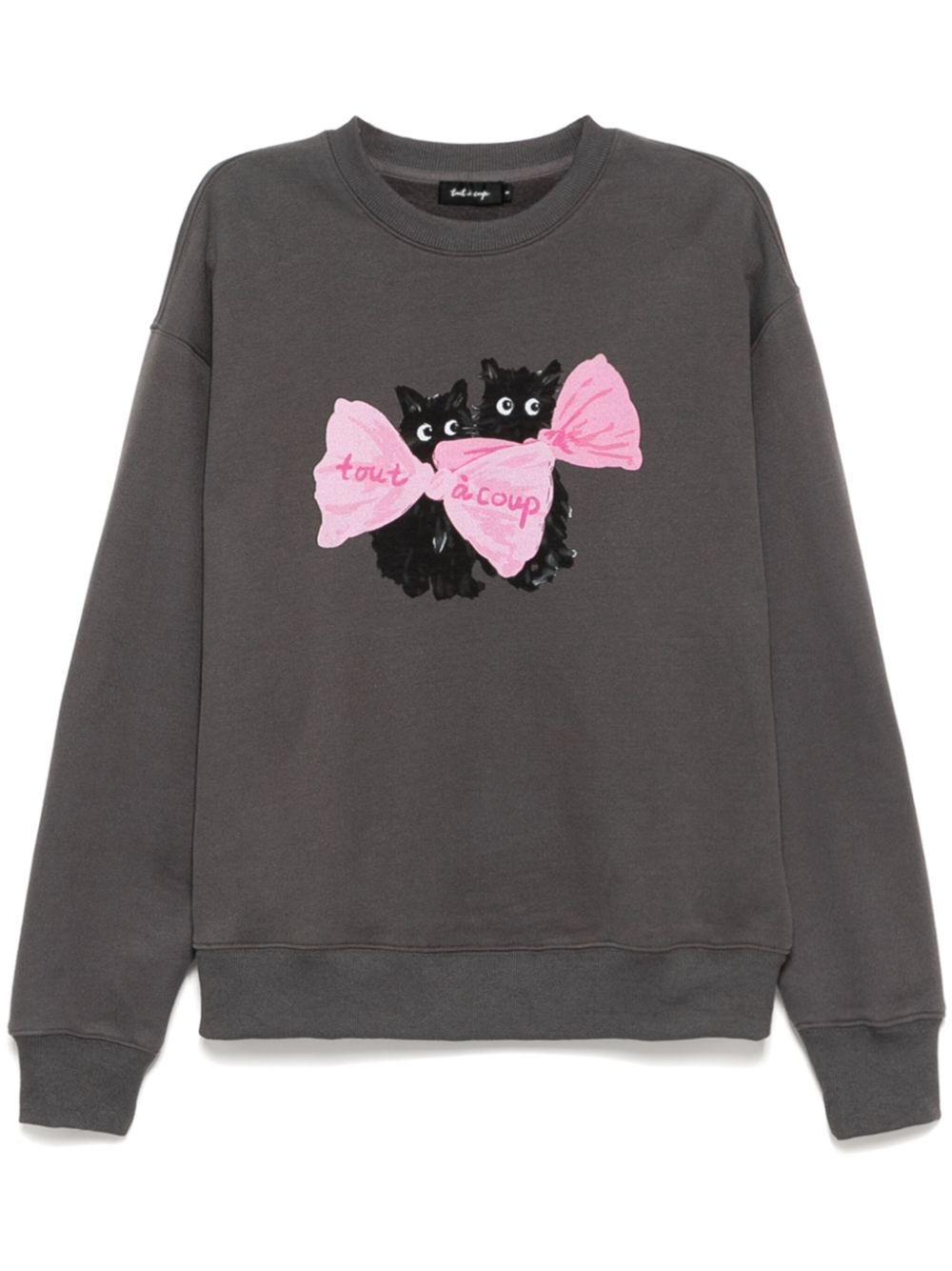 graphic-print sweatshirt