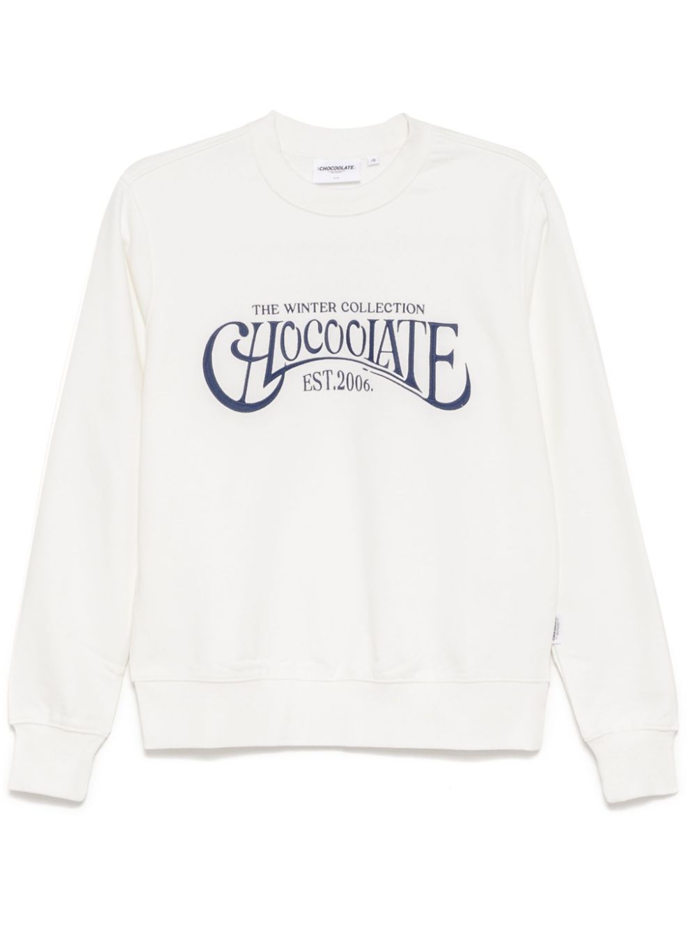 logo-embroidered sweatshirt