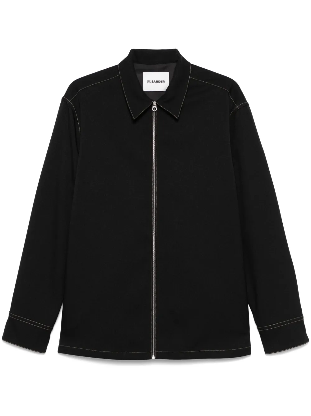 Jil Sander camisa con cierre | negro | Image 1