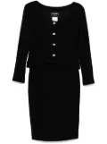 CHANEL Pre-Owned 2000s CHANEL setup jacket skirt - Black