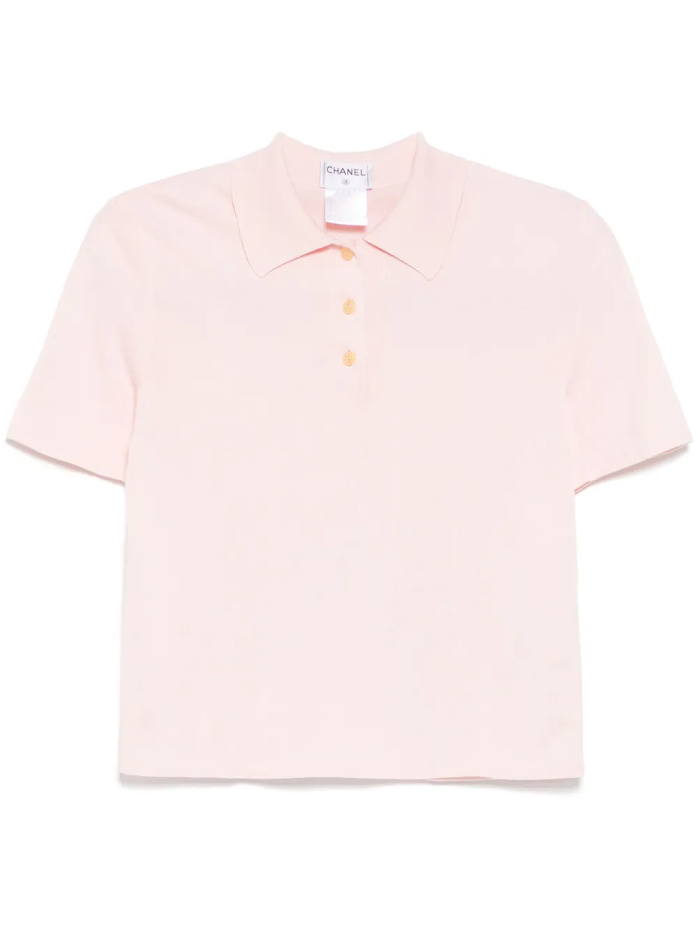 1999 CHANEL Coco Button Polo Short-Sleeved shirt