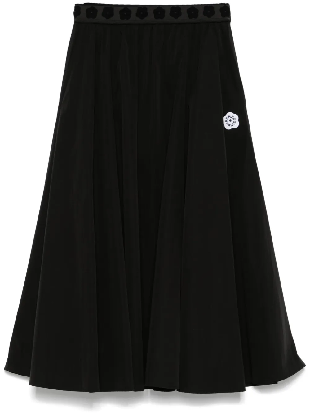 Kenzo Boke Flower 2.0 midi-rok Zwart