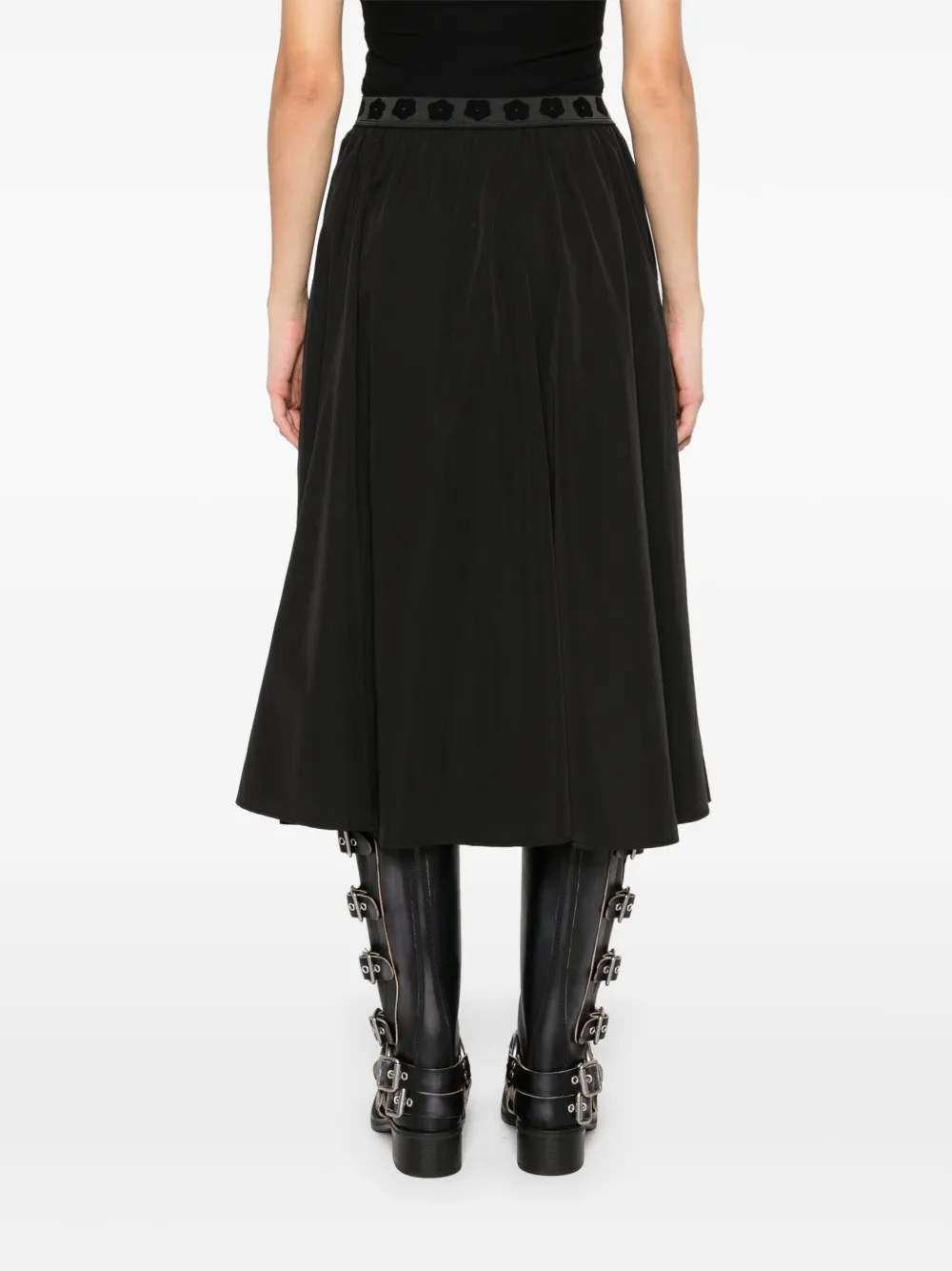 Kenzo Boke Flower 2.0 midi-rok Zwart