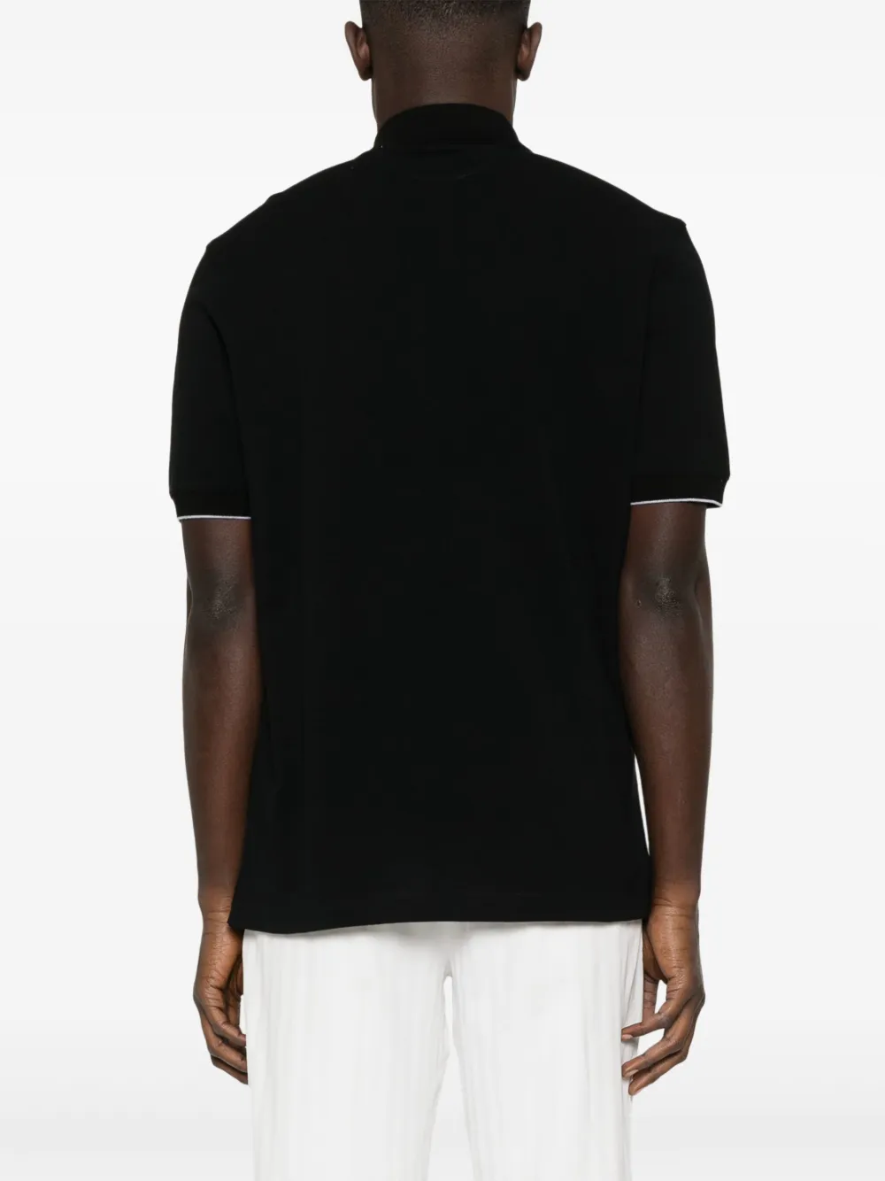 Brunello Cucinelli Katoenen poloshirt Zwart