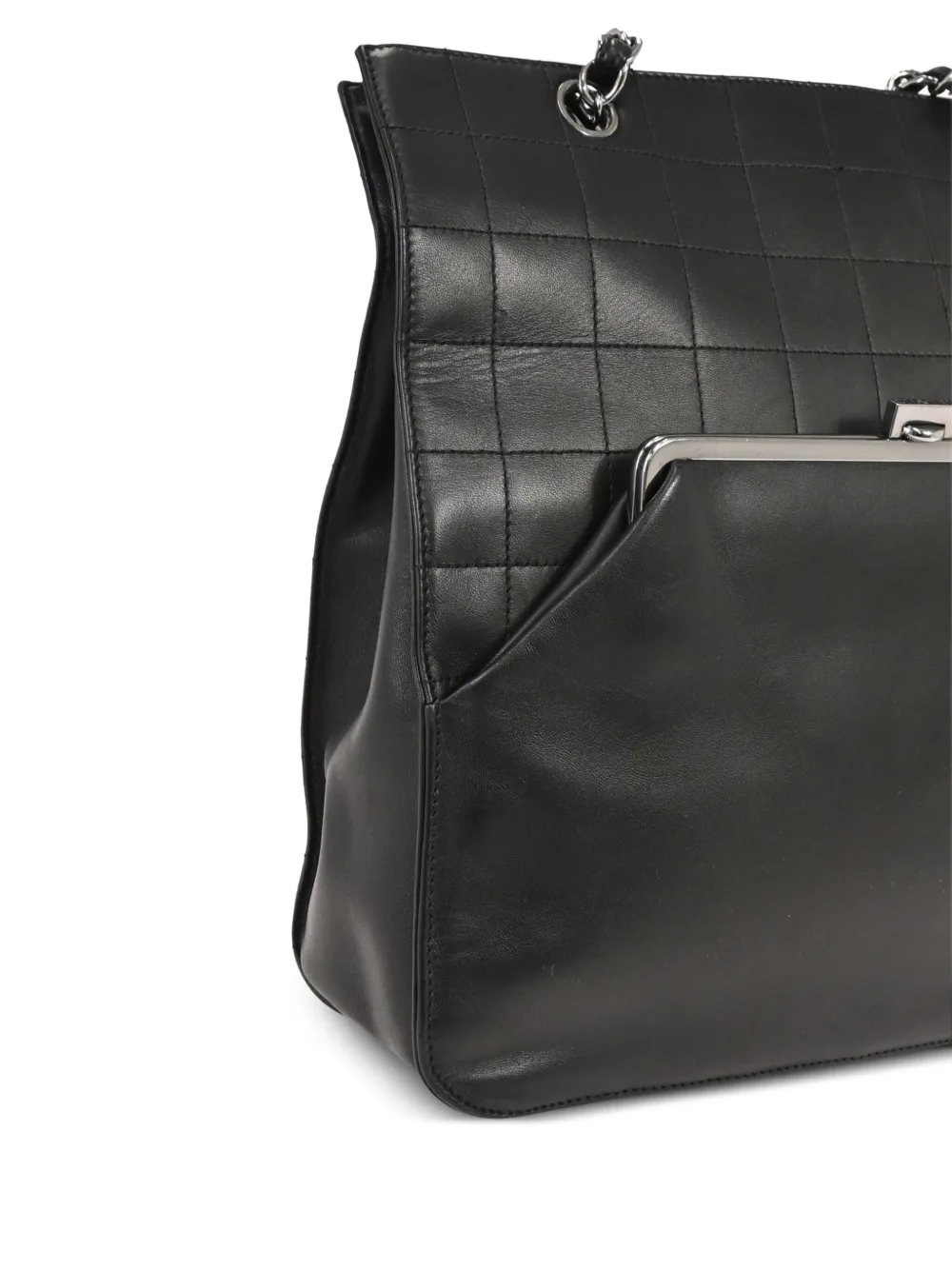 Cheap HOT SALE CHANEL 2006 Choco Bar tote bag Women
