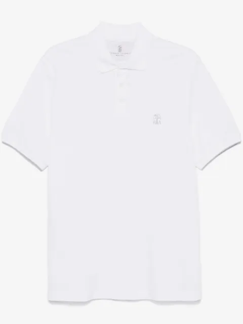 Brunello Cucinelli piqué polo shirt
