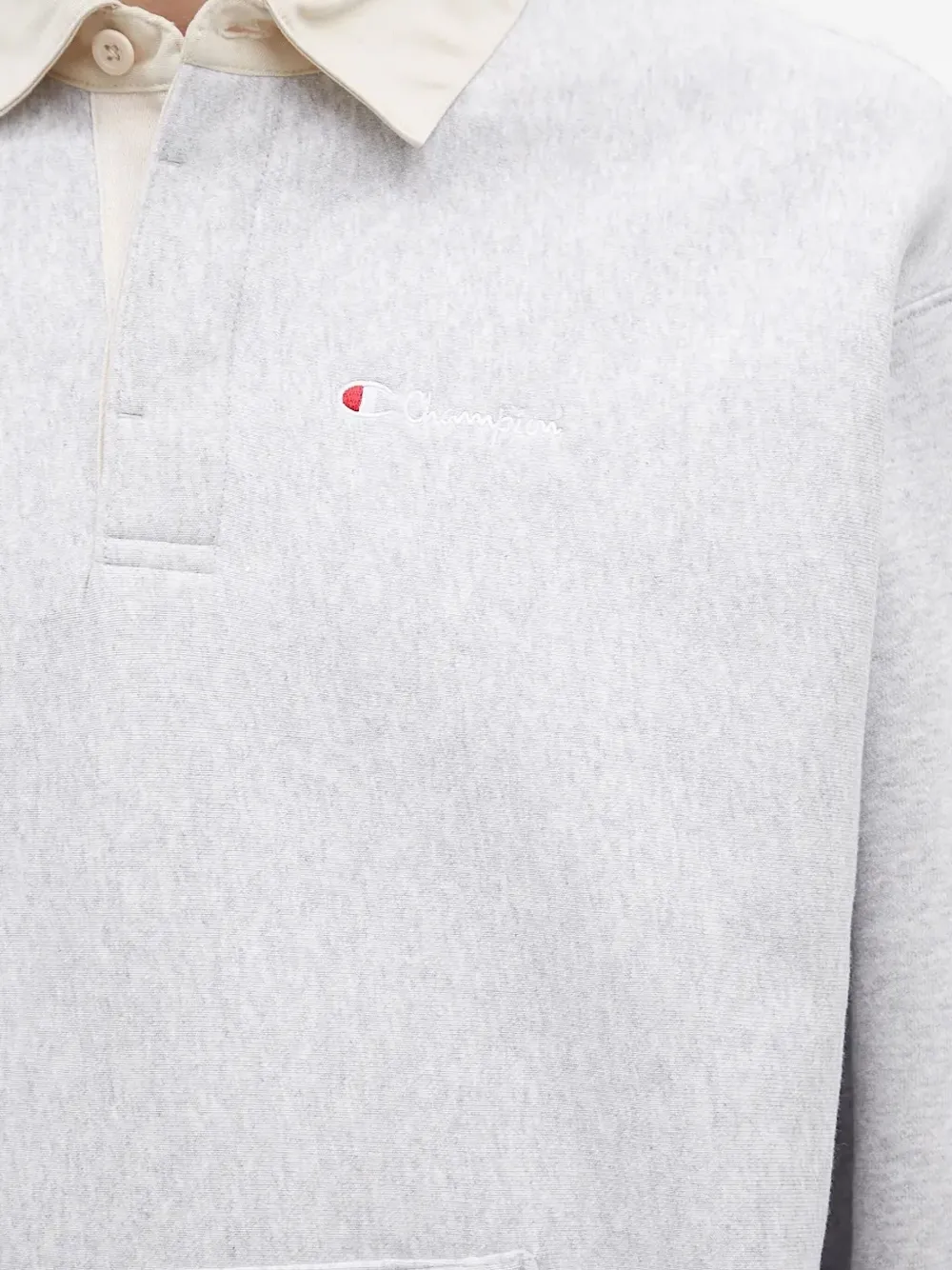 Champion Poloshirt met kraag Grijs