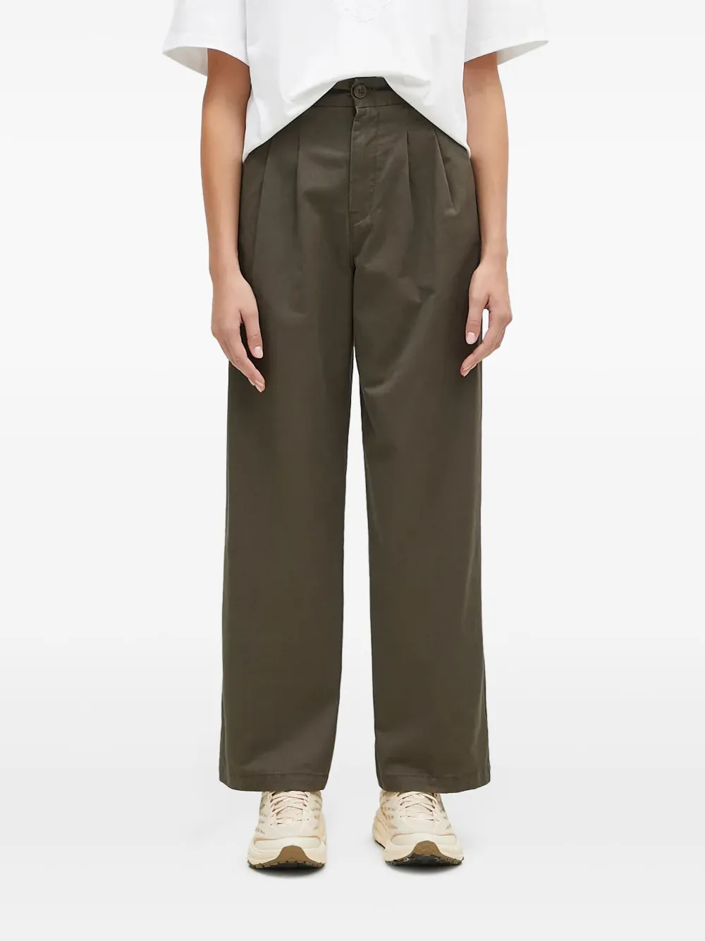 Carhartt WIP pleated trousers | Green | Image 1