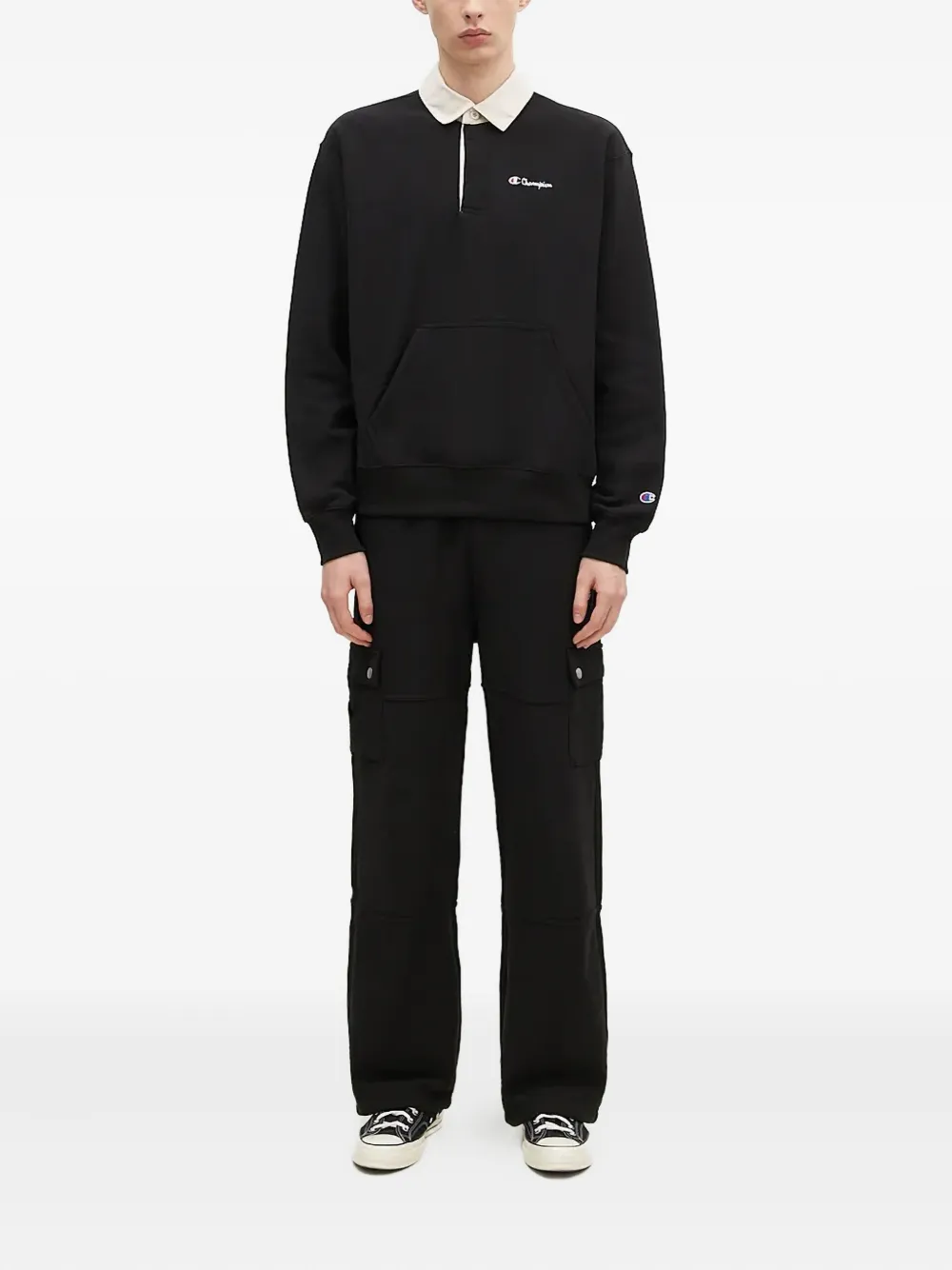 Champion pocket polo shirt - Zwart