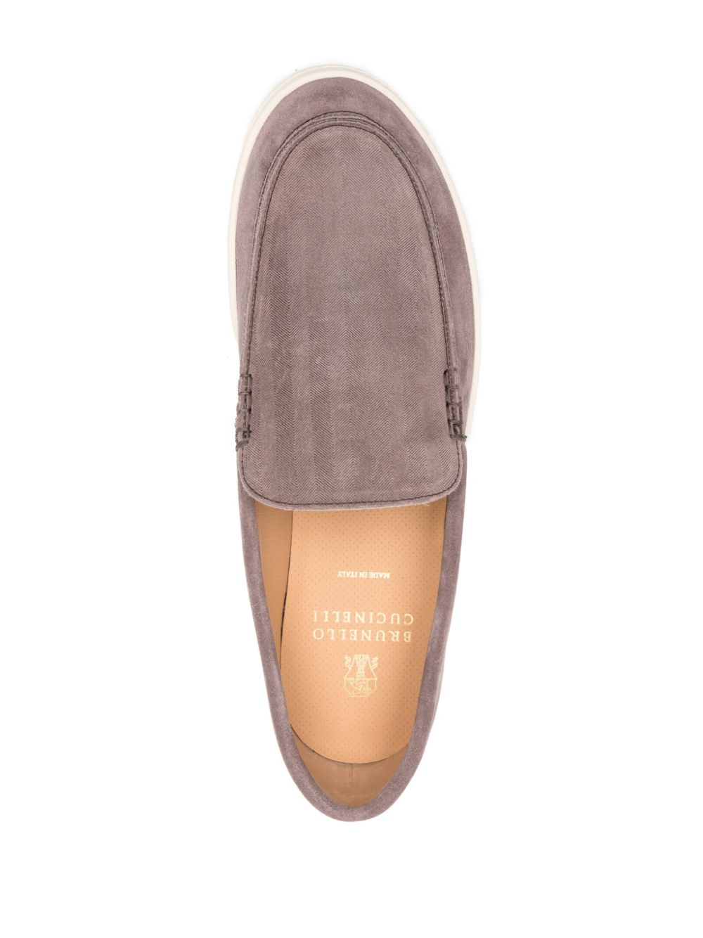 Brunello Cucinelli suede loafers Brown