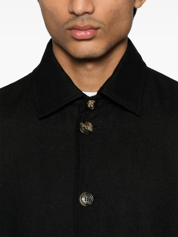 Brunello Cucinelli Twill Jacket | Black | FARFETCH