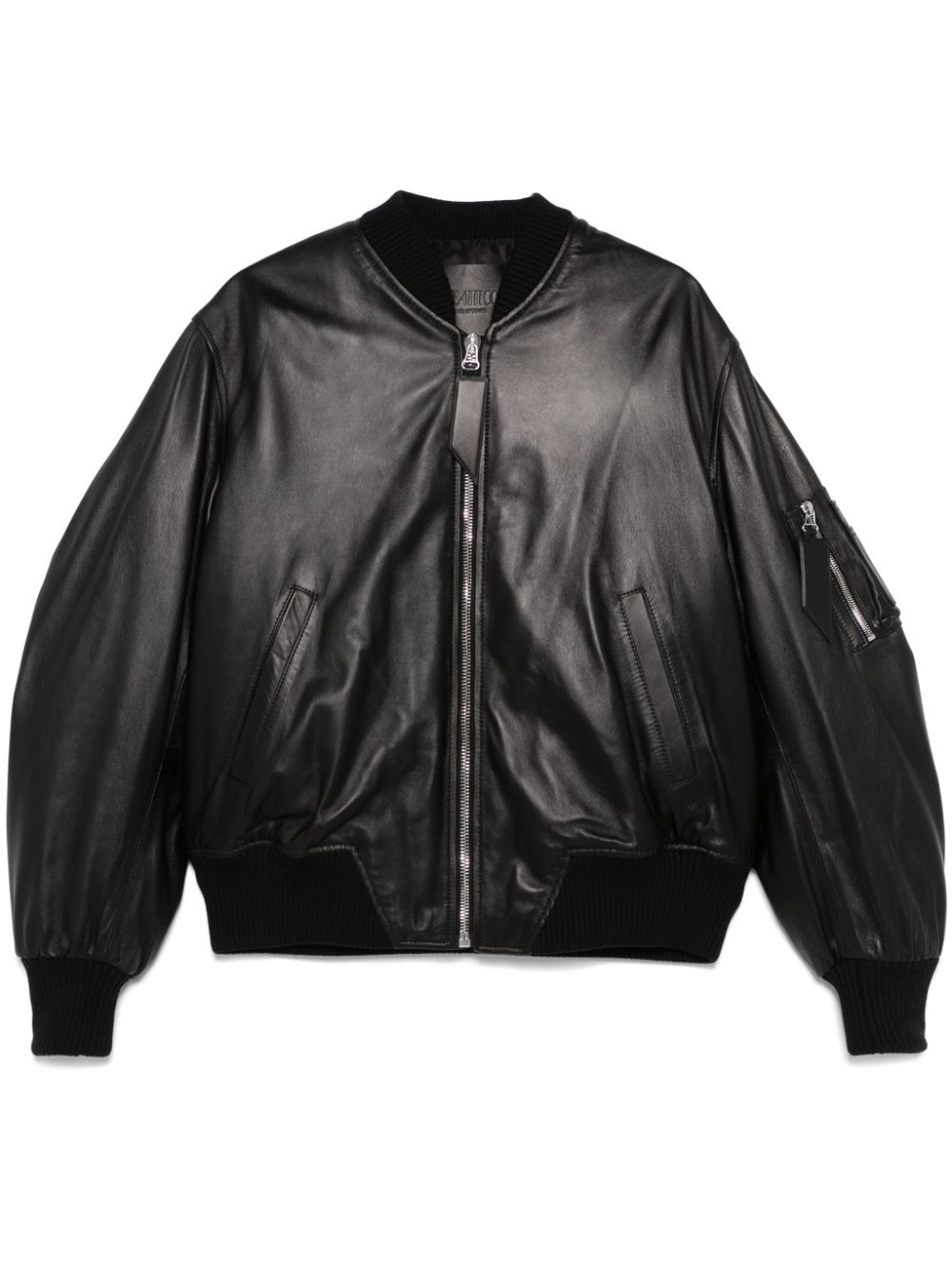 The Attico Anja bomber jacket – Black