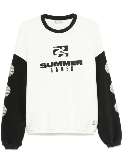 SUMMER GAMES sudadera con logo estampado