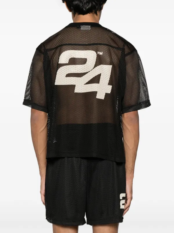 SUMMER GAMES Mesh T-shirt | Black | FARFETCH IN