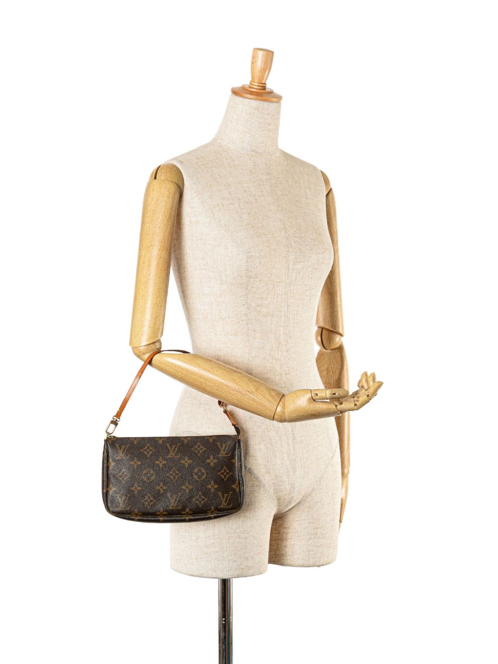 Louis Vuitton Pre-Owned 2001 Monogram Pochette Accessoires shoulder bag - Bruin