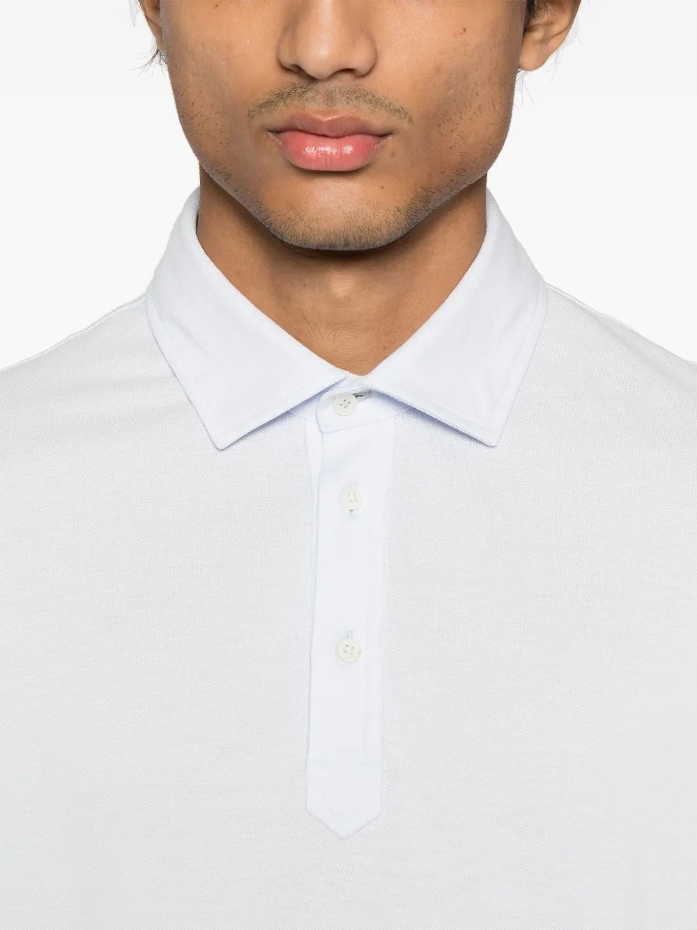 Brunello Cucinelli Katoenen poloshirt Blauw