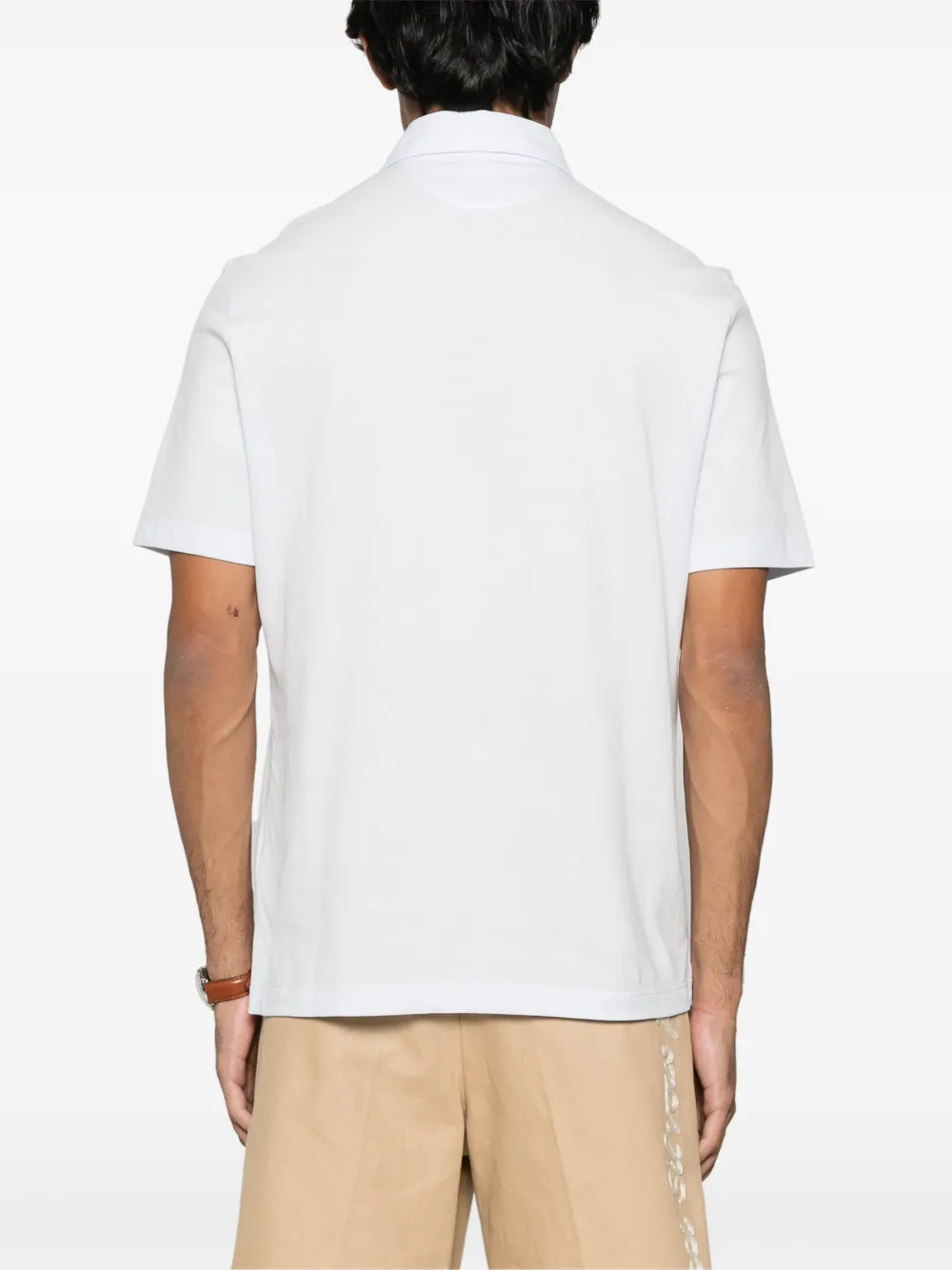 Brunello Cucinelli Katoenen poloshirt Blauw