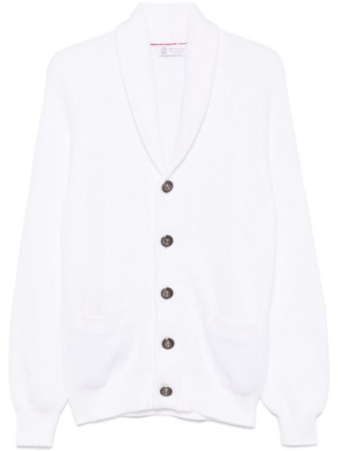 Brunello Cucinelli ribbed cardigan Men