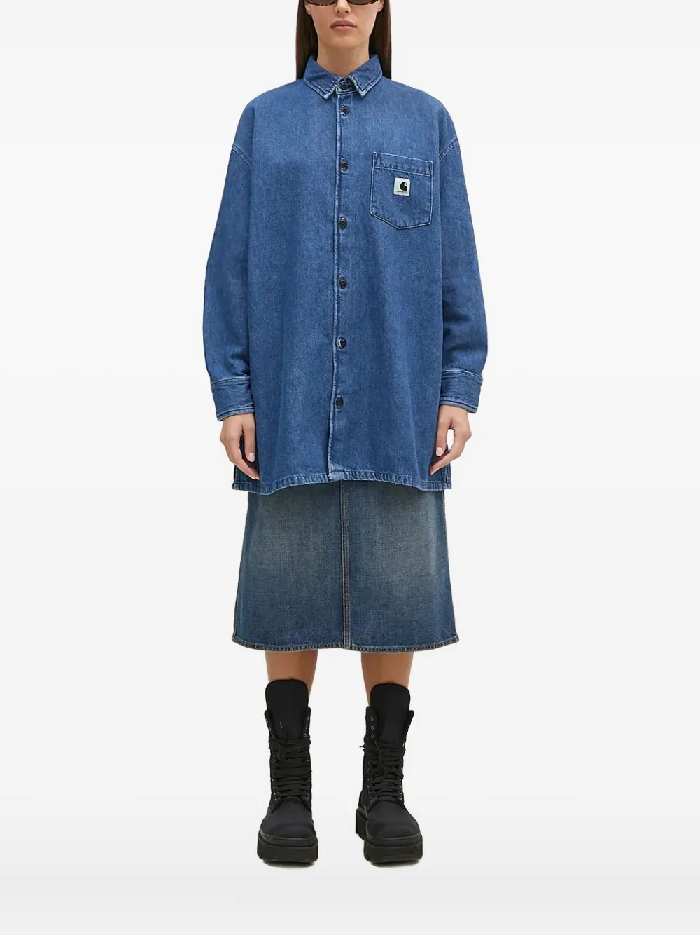 Carhartt WIP camisa Pocket | azul | Image 1