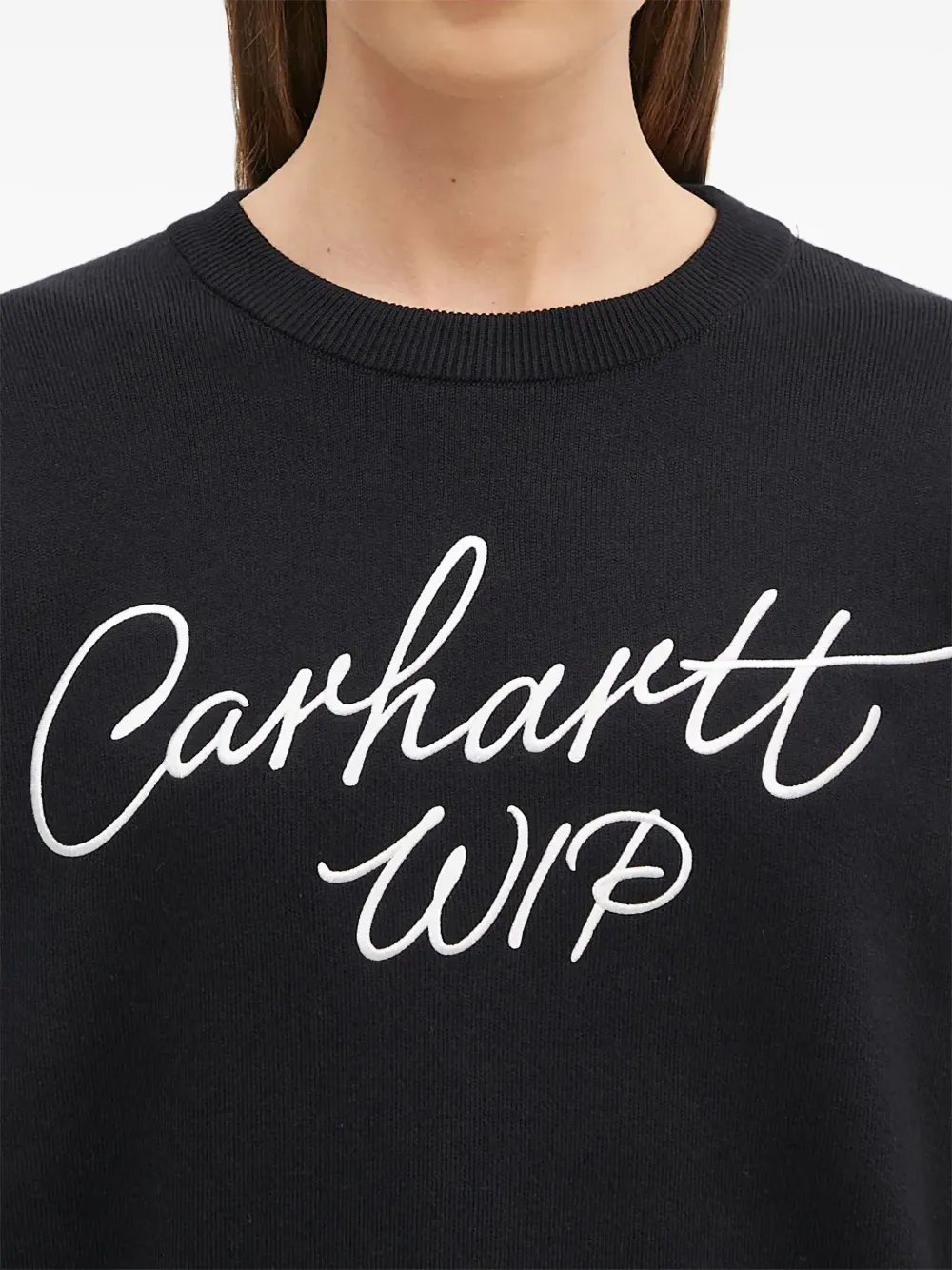 Carhartt WIP Sweater met logo Zwart