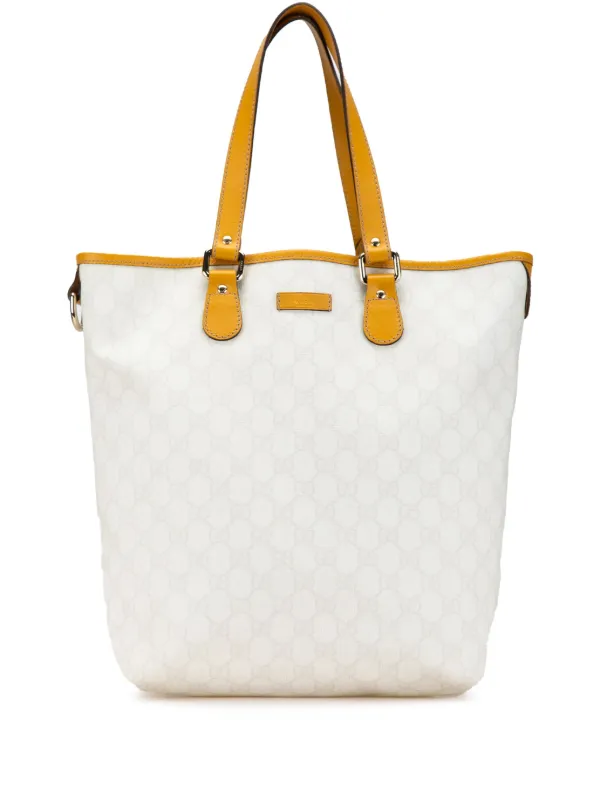 Gucci Pre-Owned 2000-2015 GGパターン ハンドバッグ | ホワイト 