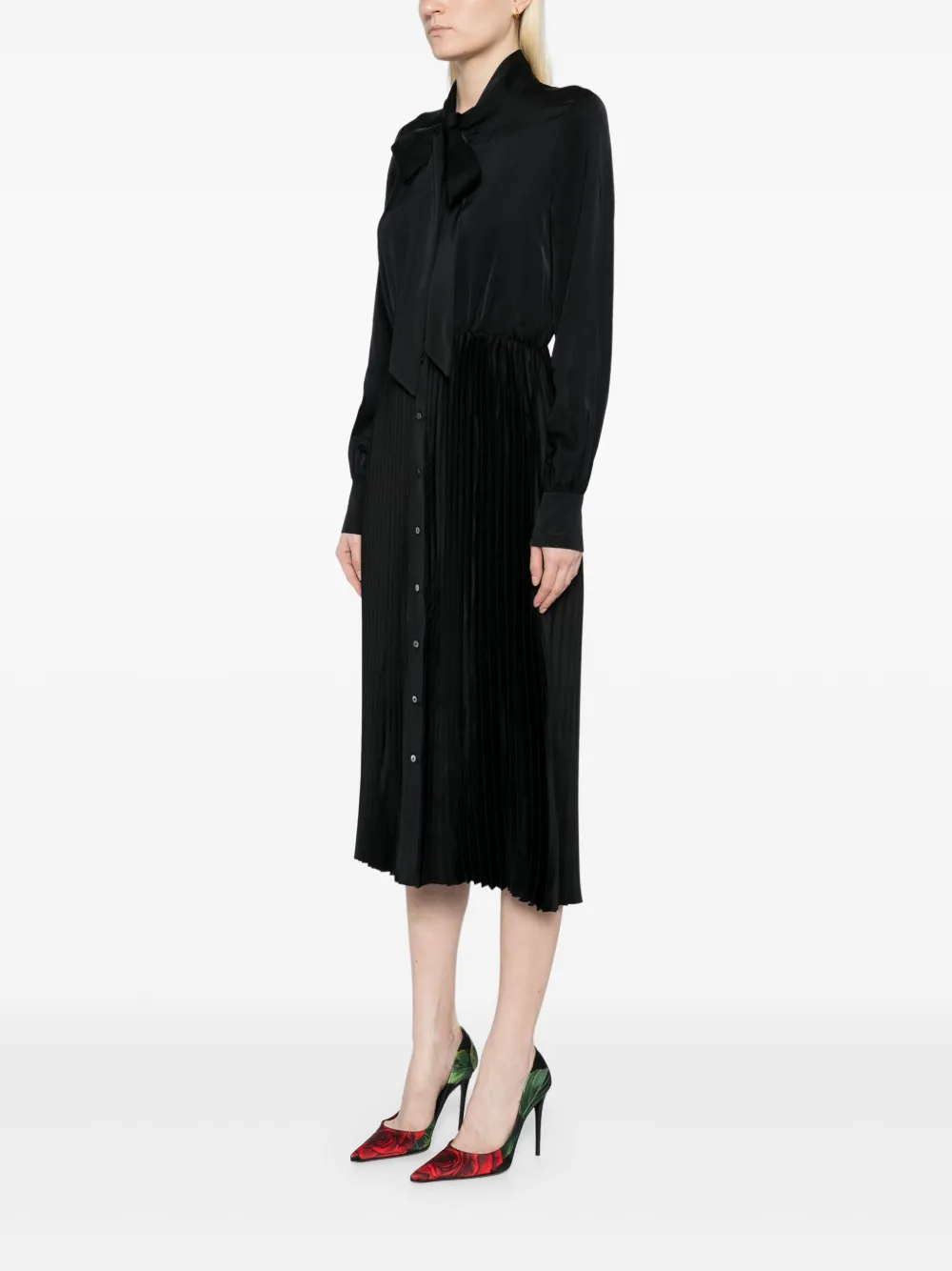 Karl Lagerfeld Geplooide shirtjurk Zwart