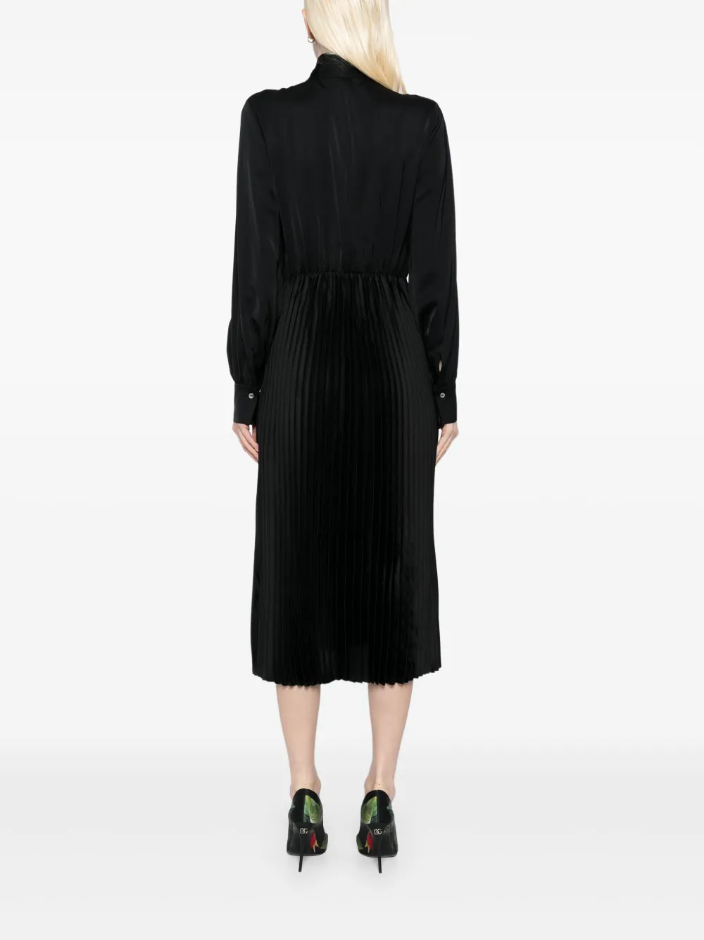 Karl Lagerfeld Geplooide shirtjurk Zwart