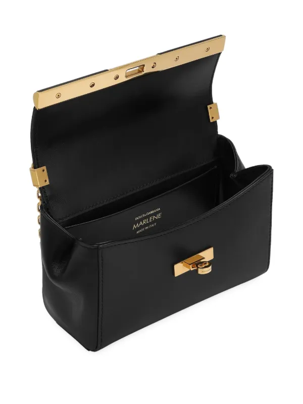 Dolce & Gabbana Mini Marlene City Cross Body Bag | Black