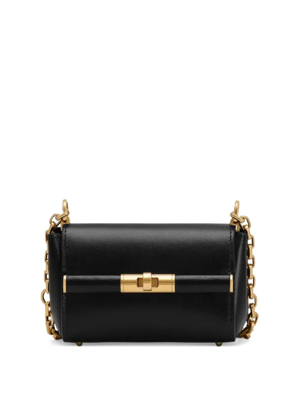 D&G レザー ショルダーバッグ Dolce & Gabbana レザー ショルダーバッグ | ブラック | FARFETCH JP