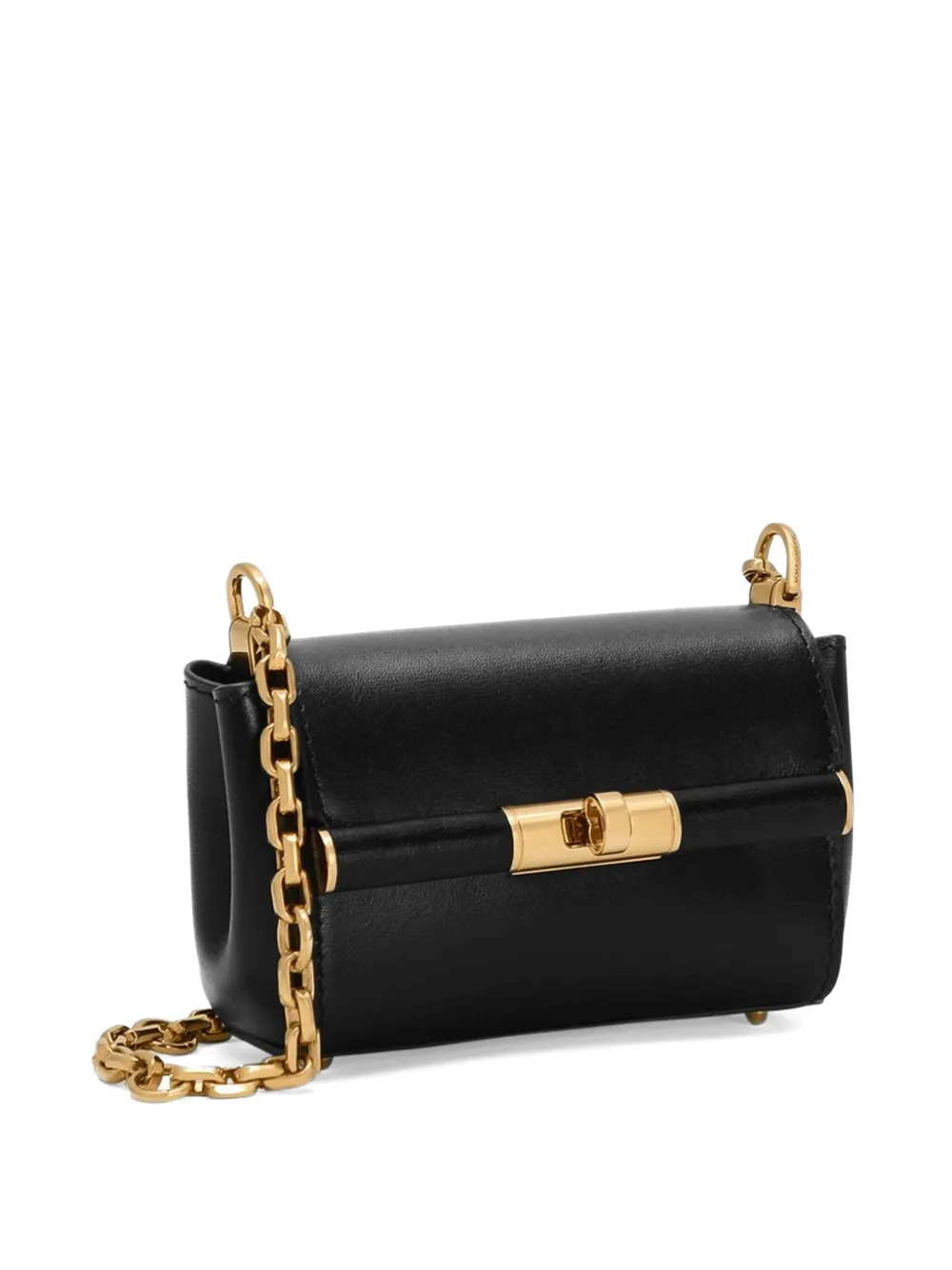 Dolce & Gabbana Kleine leren schoudertas Zwart