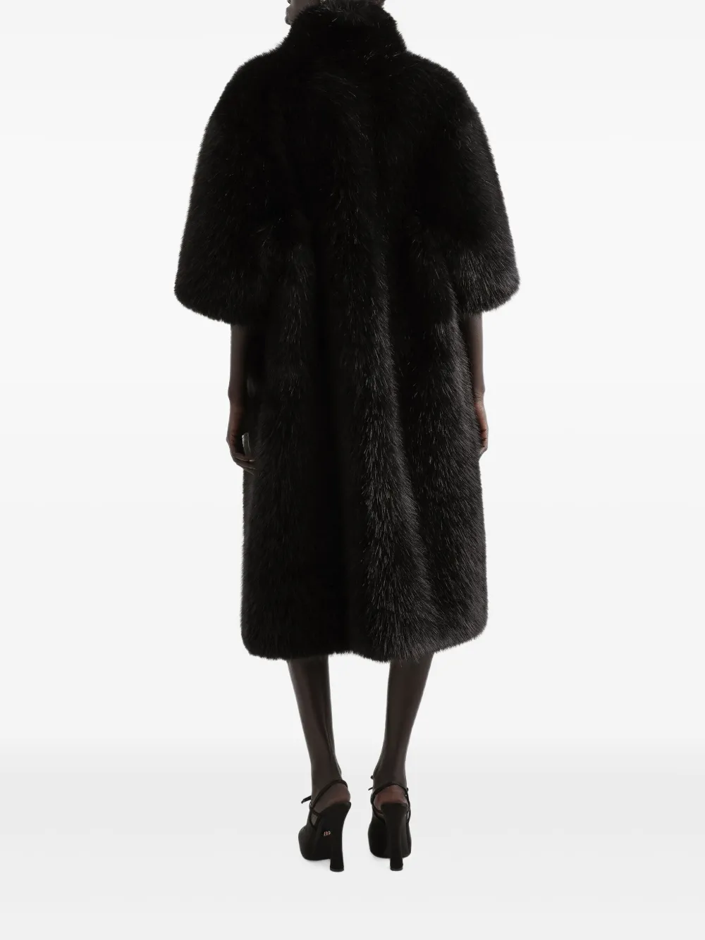 Dolce & Gabbana Jas van imitatiebont Zwart