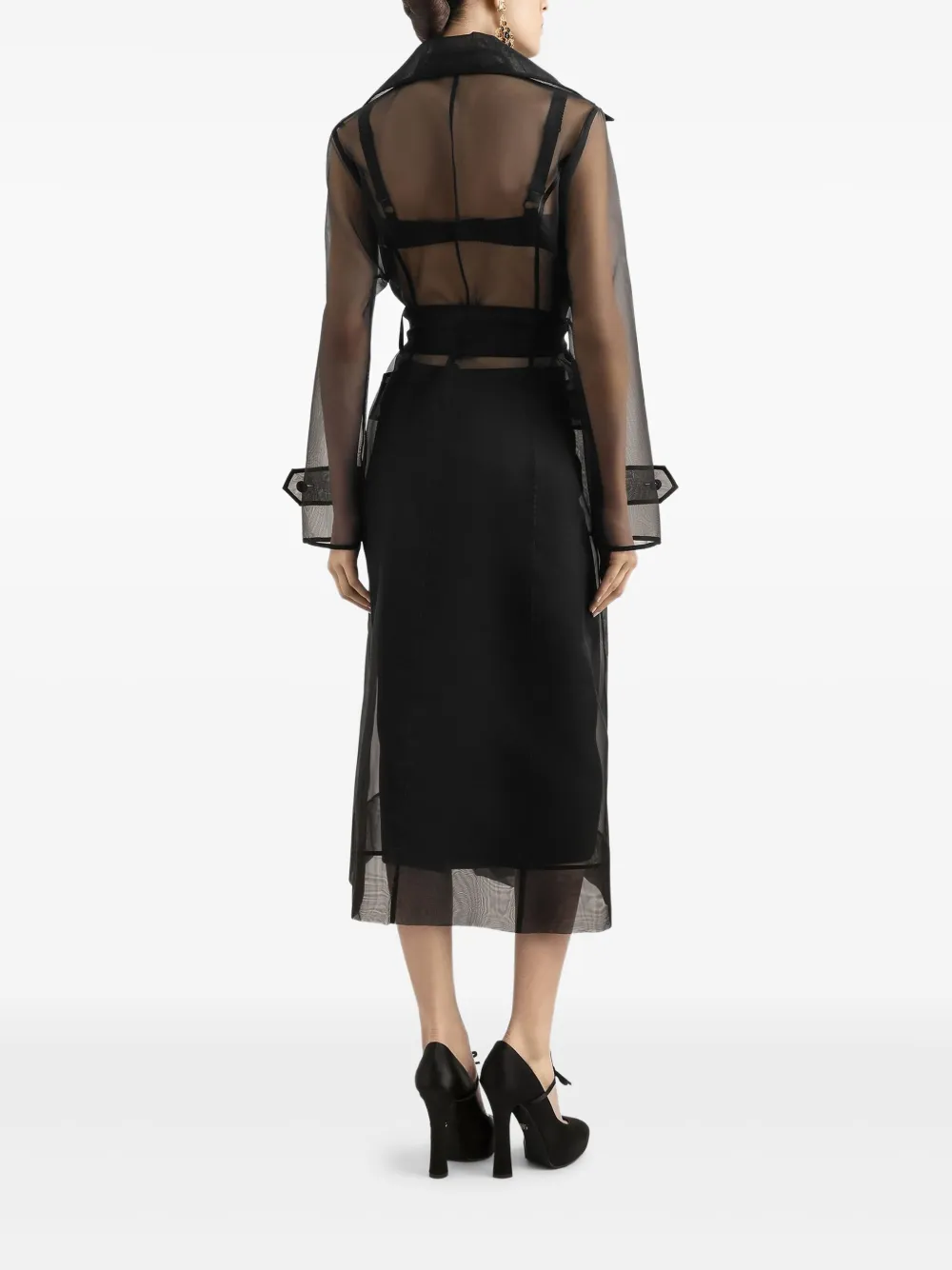 Dolce & Gabbana Trench in organza | Cappotti | Image 3