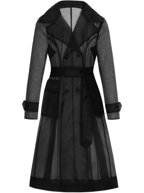 Dolce & Gabbana organza trench coat 