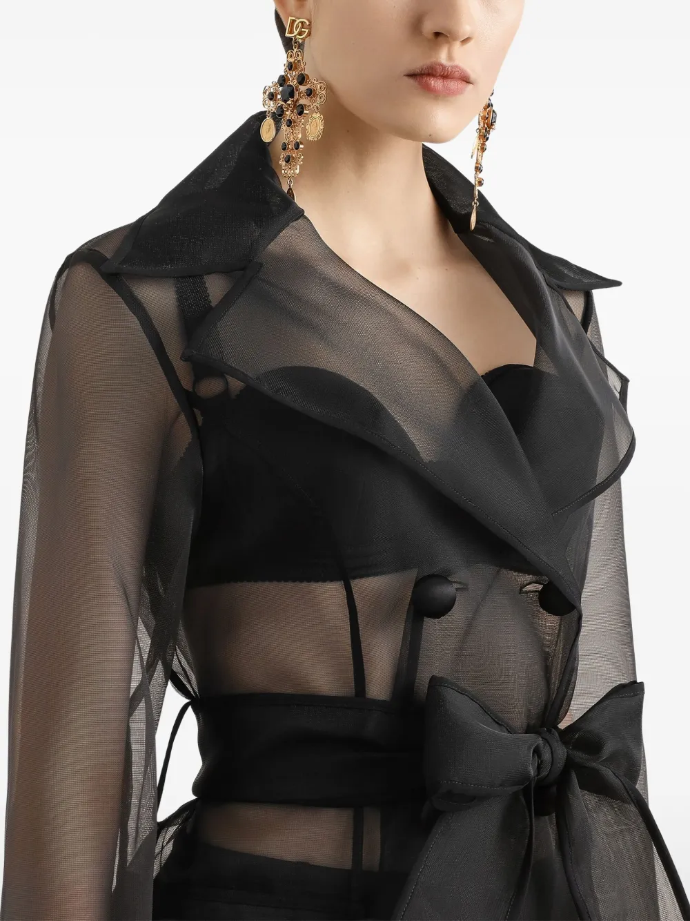 Dolce & Gabbana Trench in organza | Abbigliamento | Image 4