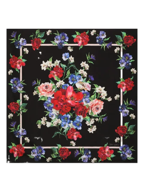 Dolce & Gabbana floral-print scarf
