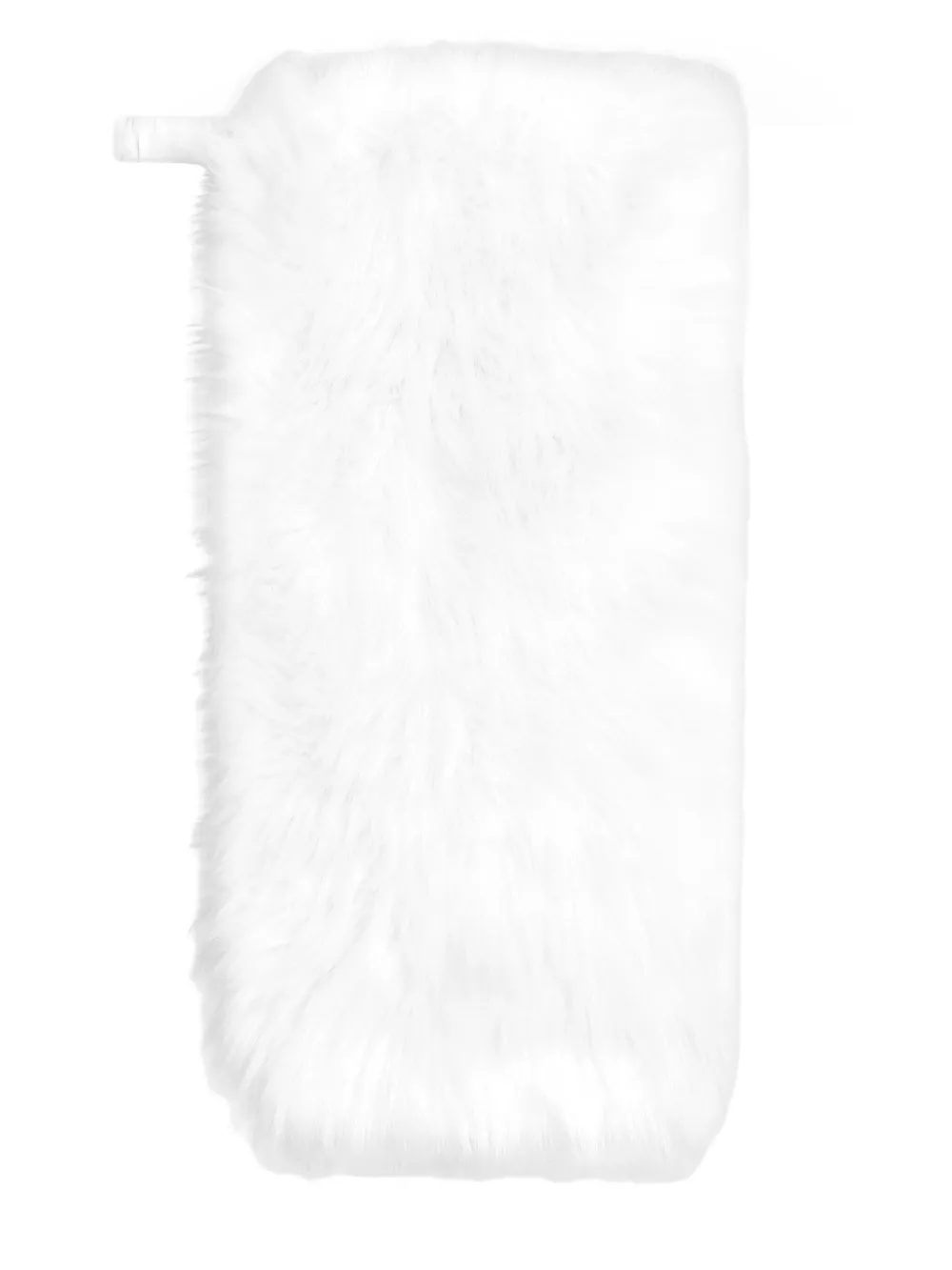 Dolce & Gabbana Faux-fur Scarf In White
