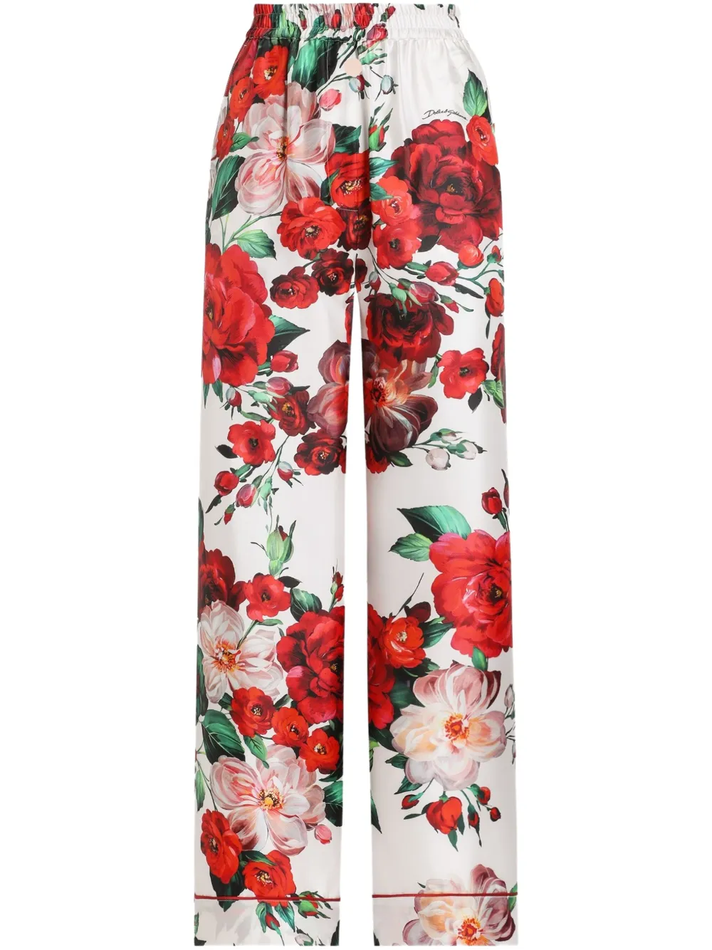 Dolce & Gabbana シルク パンツ - ホワイト Dolce & Gabbana シルク パンツ - ホワイト