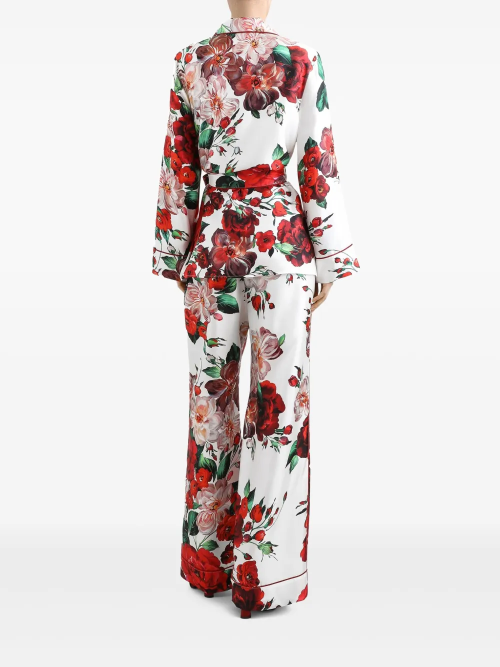 Dolce & Gabbana Zijden broek Wit