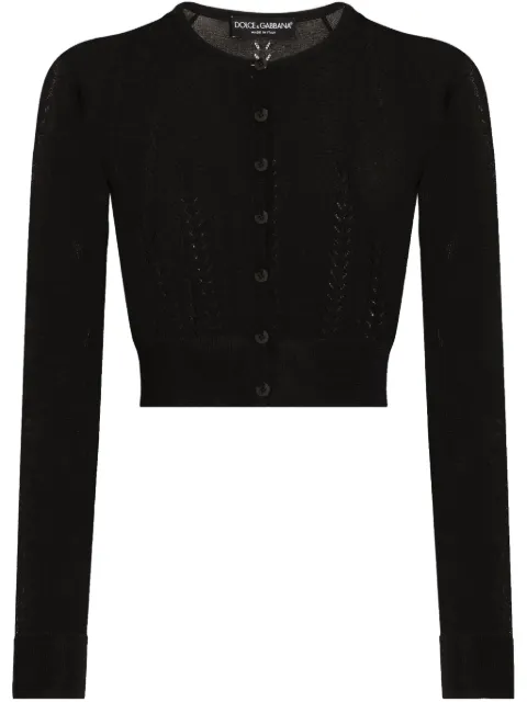 Dolce & Gabbana openwork-areas cardigan